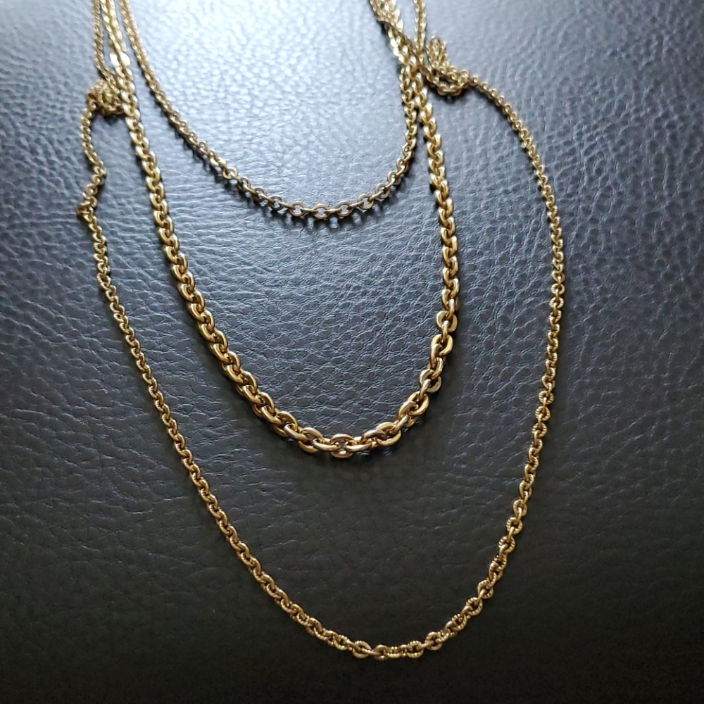 VTG triple strand necklace - Picture 2 of 7